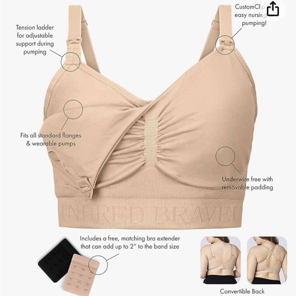 Kindred Bravely Sublime Convertible Nursing/Pumping Bra